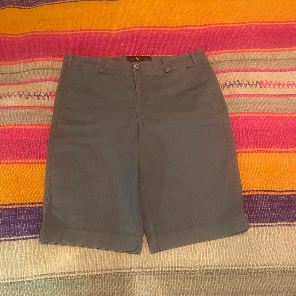 Gloria Vanderbilt Olive Bermuda Shorts